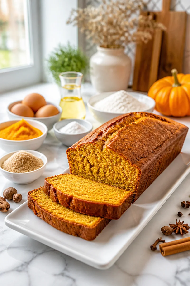Cake moelleux à la courge et épices pour l'automne