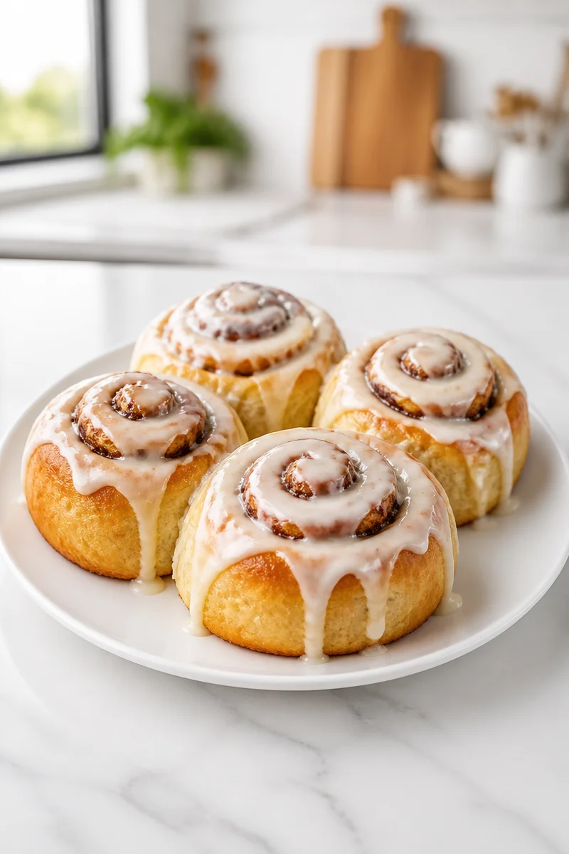 Cinnamon rolls maison ultra moelleux sortis tout juste du four